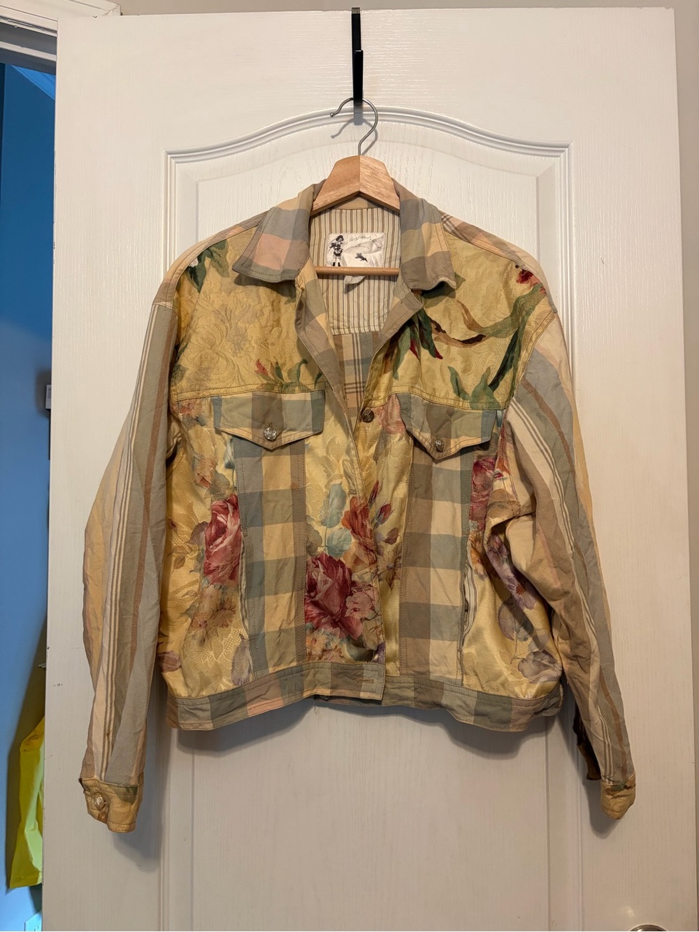 Vintage 80’s-90’s My Boyfriend’s Back Santa Monica Co. Jacket patchwork style OS